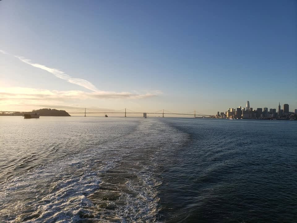 San Francisco skyline from the water
